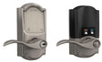 Schlage Encode FE789WBV CAM 619 A Smart Wi-Fi Lever With Camelot Trim, Satin Nickel, Commercial, 1 Grade, Yes