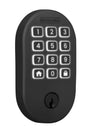 Schlage Arrive BE459WBVRMN622 Smart Wi-Fi Deadbolt with Remsen Trim, 1, AAA Grade, Key, Keypad Key, Metal, Matte Black