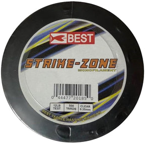 Stopper Lures BEST KE-BST-LMC12 Strike Zone Fishing Line, 500 yd L, Monofilament, Clear, 12 lb, Pack of 12