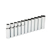 GearWrench 80704 Deep Socket Set, Alloy Steel, Full Polish Chrome