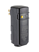 Leviton R51-GSRA1-THD Plug, 2-Pole, 15 A, 120 V, NEMA: NEMA 5-15, Black