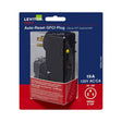 Leviton R51-GSRA1-THD Plug, 2-Pole, 15 A, 120 V, NEMA: NEMA 5-15, Black