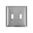 Leviton Lever Edge ECBR2-W Commercial-Grade Duplex Receptacle/Outlet, 2-Pole, 20 A, 125 VAC, NEMA: NEMA 5-20R, White