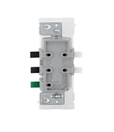 Leviton Lever Edge E5825-W Duplex Outlet, 2-Pole, 20 A, 125 V, NEMA: NEMA 5-20R, White