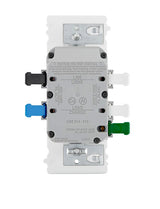 Leviton Lever Edge EGFT1-W GFCI Outlet, 125 V, 15 A, Solid Copper, Stranded Wiring, White