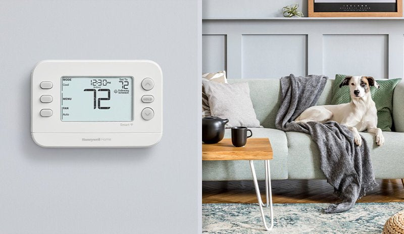 Honeywell Home X2S Series RTH2CWF/N Wi-Fi Thermostat, 120 to 240 V, Remote Control, Backlit Display
