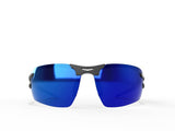 Edge Salita Series SL118 Safety Glasses, Anti-Fog, Anti-Scratch Lens, Polycarbonate Lens, Nylon Frame, Black Frame