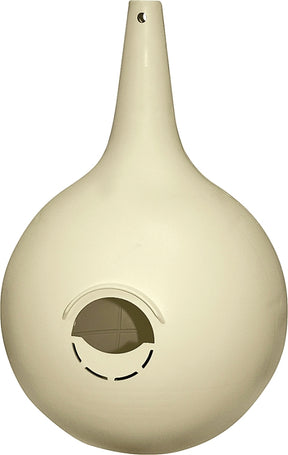 Heath 30008/30008R Bird House, 17-1/4 in W, 14-1/4 in D, 9-1/2 in H, Gourd, Plastic, Almond