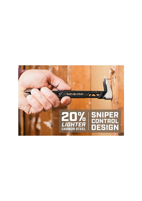Spec Ops SPEC-D8CLAW Nail Puller, 8 in L, HCS, Black/Flat Dark Earth, 3.12 in W