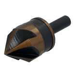DEWALT BLACK & GOLD Series DWAMDB48CS Countersink Drill Bit, 3/4 in Dia, 5-Flute, 1/4 in Dia Shank, Round Shank