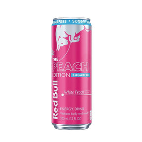 Red Bull 79213 Energy Drink, Liquid, White Peach, 12 fl-oz Can, Pack of 24