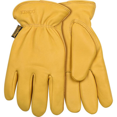 Kinco Men's Indoor/Outdoor Driver Gloves Gold L 1 pair