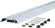 M-D 08664 Threshold with Vinyl Seal, 36 in L, 3-1/2 in W, Low Profile, Aluminum, Silver