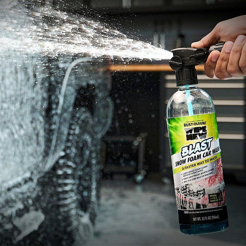 Wipe New Blast 387553 Snow Foam Car Wash, 32 oz, Liquid, Solvent Like