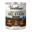 Varathane 394748 Total Control Stain, Dark Walnut, Gel, Paste, 1 qt, Pack of 2