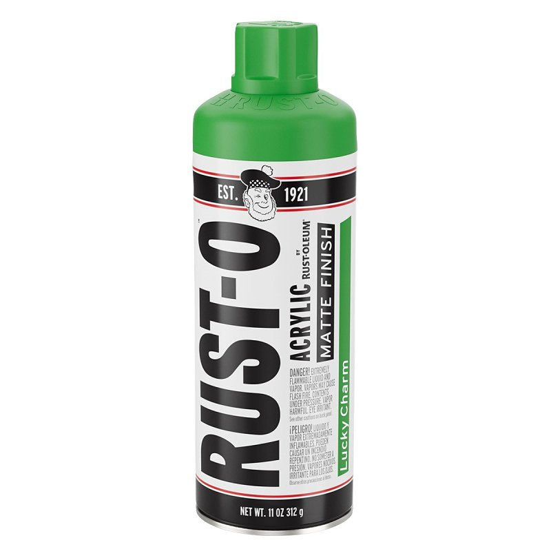 Rust-Oleum Rust-O 392206 Artist Paint, Matte, Lucky Charm, 11 oz Aerosol Can