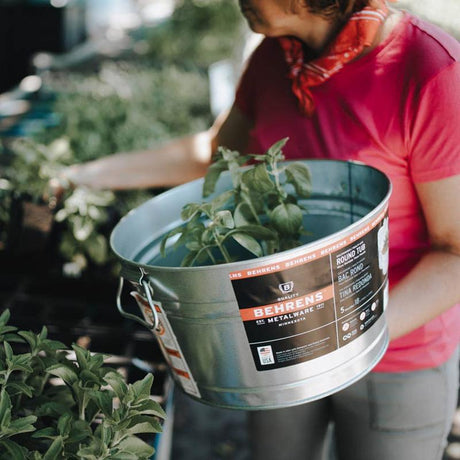 Behrens 5 gal Steel Multi Purpose Flexi-Tub Round