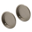 Prime-Line N 7209 Door Pull, 2-1/8 in Dia, 5/16 in D, Steel, Satin Nickel