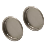 Prime-Line N 7209 Door Pull, 2-1/8 in Dia, 5/16 in D, Steel, Satin Nickel