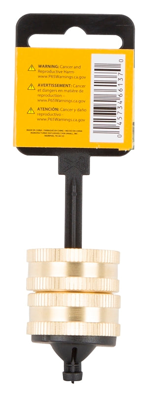 Landscapers Select GHADTRS-10 Swivel Hose Connector, 3/4 x 3/4 in, FNH x FNH, Brass, Brass