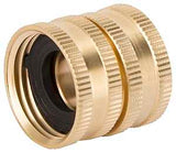 Landscapers Select GHADTRS-10 Swivel Hose Connector, 3/4 x 3/4 in, FNH x FNH, Brass, Brass
