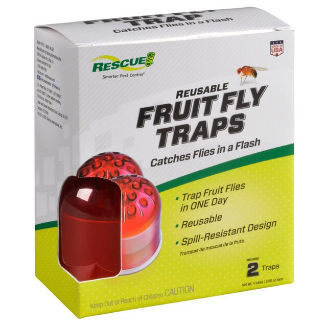 RESCUE! Fruit Fly Trap 0.68 oz, Pack of 5