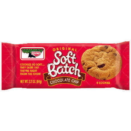 Keebler Soft Batch Chocolate Chip Cookies 2.2 oz Pouch, Pack of 12
