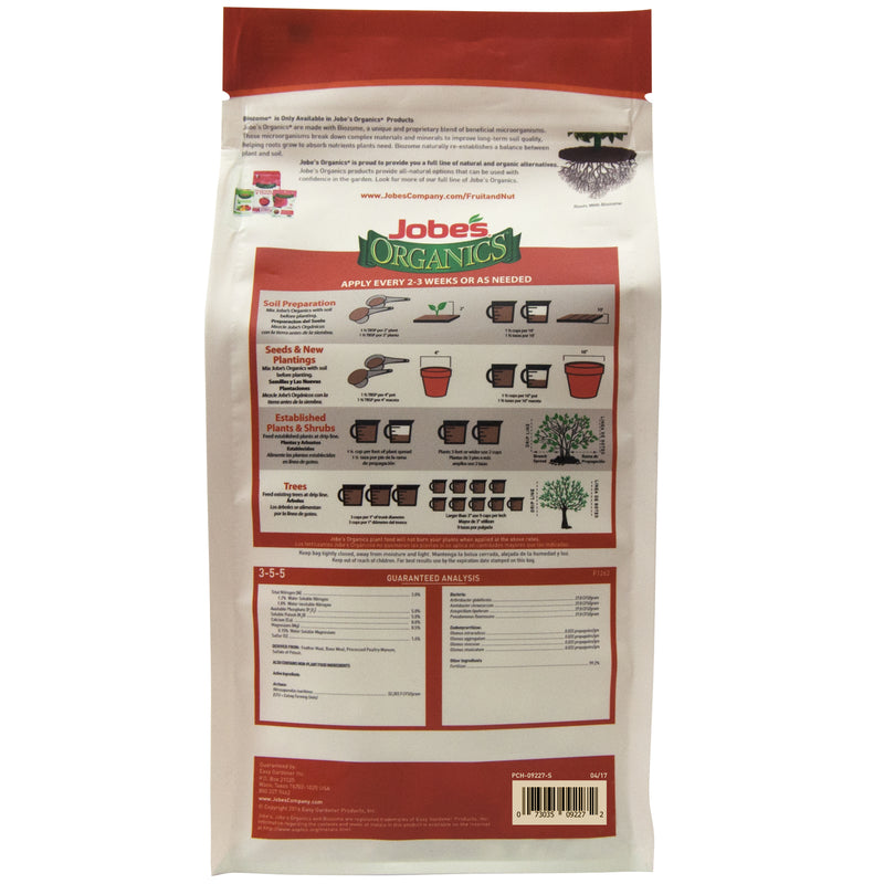 Jobe's Organics Organic Granules Fruit & Nut Plant Food 4 lb