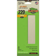 Gator 5040 Sanding Sheet, 3-2/3 in W, 9 in L, 220 Grit, Extra Fine, Aluminum Oxide Abrasive, Paper Backing