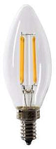 Feit Electric BPCTC40/927CA/FIL Filament LED Bulb, Decorative, B10 Lamp, 40 W Equivalent, E12 Candelabra Lamp Base