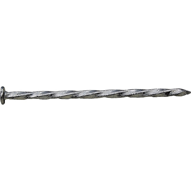 ProFIT 0010159 Deck Nail, 8D, 2-1/2 in L, Steel, Hot-Dipped Galvanized, Flat Head, Spiral Shank, 25 lb