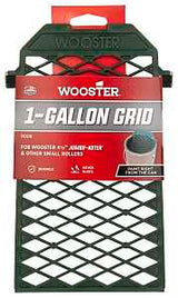 Wooster R008 Bucket Grid, 9 in L, 5 in W, Polypropylene, Green, For: 1 gal Metal Paint Can