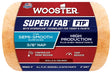 Wooster Super/Fab FTP RR923-4 Roller Cover, 3/8 in Thick Nap, 4 in L, Fabric Cover, Lager