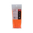 ProSource CT0944 Cable Tie, 8 inches, 50lb Tensile Strength, Self-Locking Locking, Nylon, Orange