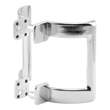 Prime-Line M 6160 Shower Door Handle Set, 2-1/4 in L Handle, Chrome