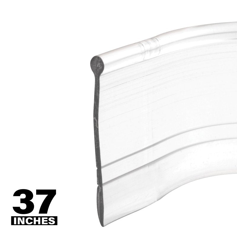 Prime-Line M 6184 Bottom Sweep, 3/32 in W, 1 in H, Clear, Pack of 6