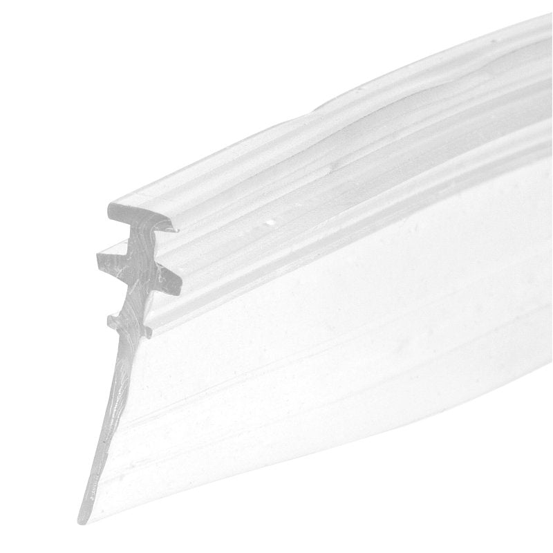 Prime-Line M 6228 Bottom Sweep, 3/16 in W, 3/4 in H, Clear, For: Swinging Shower Doors