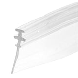 Prime-Line M 6228 Bottom Sweep, 3/16 in W, 3/4 in H, Clear, For: Swinging Shower Doors