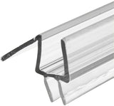 Prime-Line M 6258 Sweep, 3/8 in W, 1/2 in H, Vinyl Seal/Brush, Clear, Pack of 4