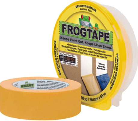 Shurtape 142920 CF160 Frogtape Delicate Surface Tape, 2" x 180', Yellow