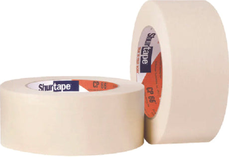 Shurtape 132716 General Purpose CP 66 Masking Tape, 2" x 180', Natural