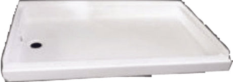 Specialty Recreation SP2440WL Left Drain Shower Base, 24″ x 40″, White