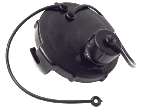 FulTyme RV 5980 Waste Valve Cap With StrapsClear, 3"