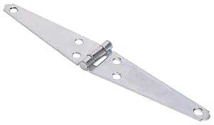 ProSource LSH-Z04-013L Strap Hinge, 1.4 mm Thick Leaf, 4 in, Steel, 180 Range of Motion, Pack of 10