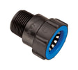 Orbit Blu-Lock 3/4 in. Push X 1/2 in. D MPT Adapter, Pack of 15