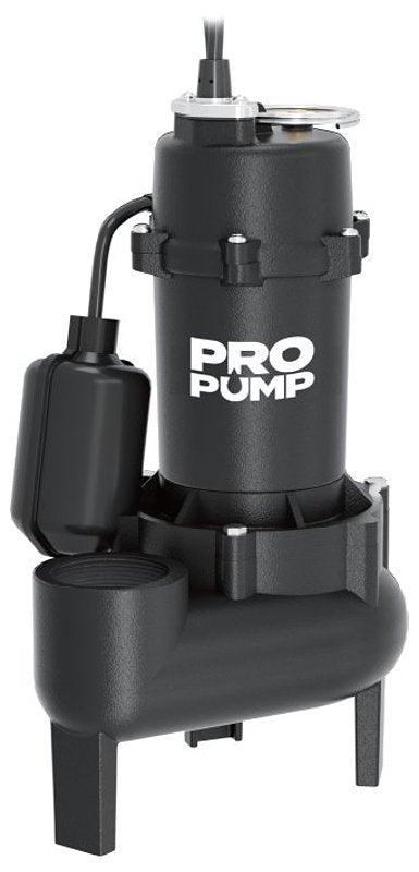 PRO PUMP SW50CIT Sewage Pump, 1/2 hp, Cast Iron