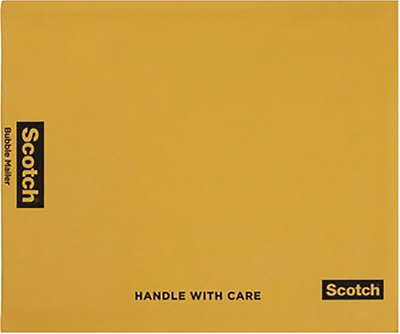 Scotch 7914 Bubble Mailer, 2, 11 in L, Kraft, Self-Seal, Pack of 10