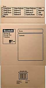 Scotch 8027 Moving and Storage Box, 18 in L