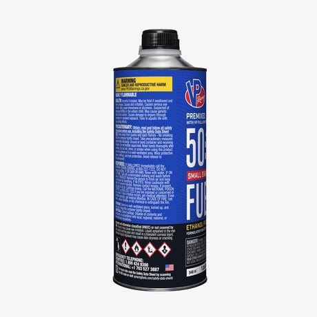 VP Racing Fuels Small Engine Ethanol-Free 2-Cycle 50:1 Pre-Mixed Fuel 1 qt, Pack of 8