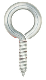Hampton 11/32 in. D X 2-5/8 in. L Polished Stainless Steel Screw Eye 200 lb. cap. 1 pk, Pack of 10